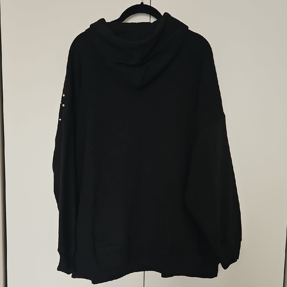 Torrid Black Sweater with Silver Embellishments - Picture 4 of 4